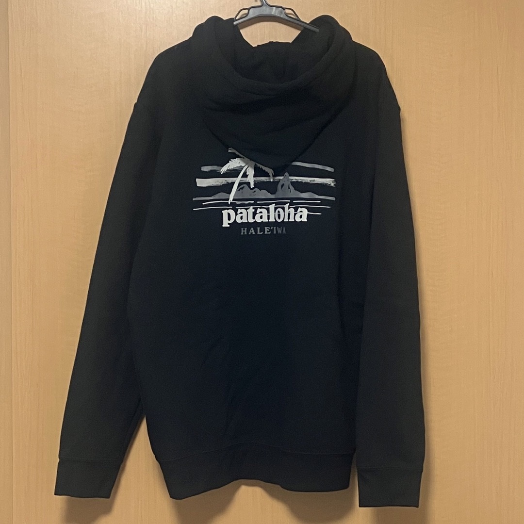 patagonia - 新品 パタゴニア パタロハ パーカー 裏起毛 黒 L patagonia - 新品 パタゴニア パタロハ パーカー 裏起毛 黒 L