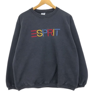 エスプリ(Esprit)の古着 90年代 エスプリ Esprit プリントスウェットシャツ トレーナー USA製 メンズM ヴィンテージ /eaa413753(スウェット)