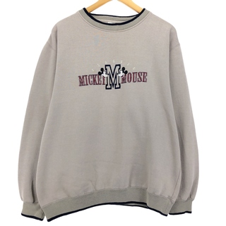 古着 90年代 MICKEY AND CO. MICKEY MOUSE ミッキーマウス キャラクタースウェットシャツ トレーナー メンズXL ヴィンテージ /eaa411109(スウェット)