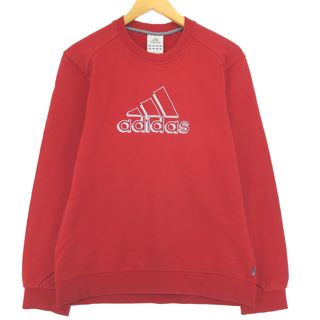 アディダス(adidas)の古着 00年代 アディダス adidas ロゴスウェットシャツ トレーナー メンズS /eaa413455(スウェット)