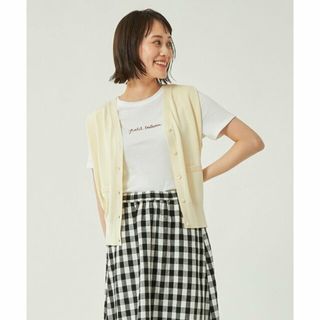 ユナイテッドアローズグリーンレーベルリラクシング(UNITED ARROWS green label relaxing)の【OFF WHITE】コットン アセテート フロント ボタン ベスト -ウォッシャブル-(ベスト/ジレ)