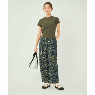 ユナイテッドアローズグリーンレーベルリラクシング(UNITED ARROWS green label relaxing)の【OLIVE】<LAND&WATER>2WAY カップイン Tシャツ -UVカット・マシンウォッシャブル-(カットソー(長袖/七分))