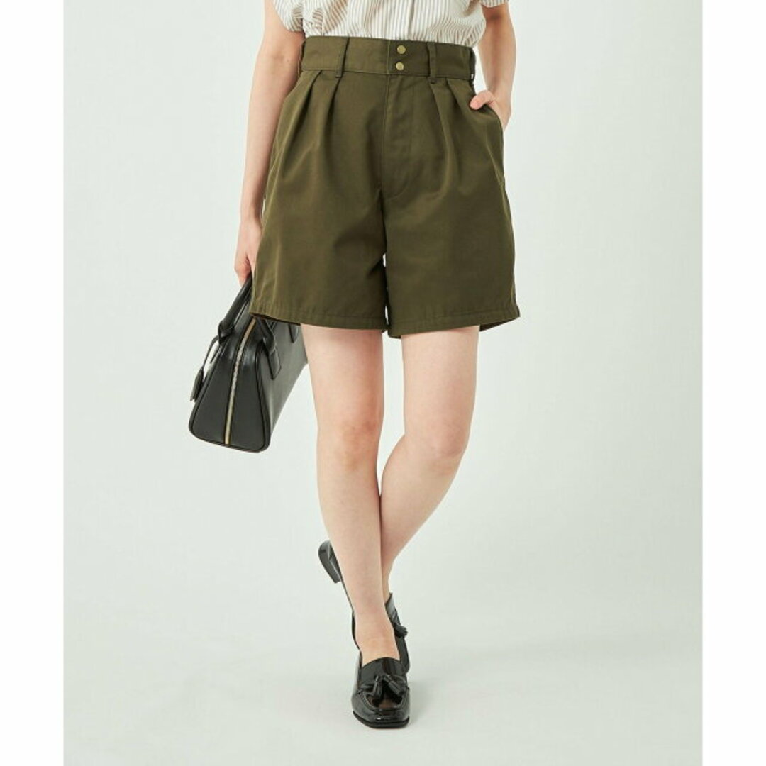 UNITED ARROWS green label relaxing(ユナイテッドアローズグリーンレーベルリラクシング)の【OLIVE】<MFG>ミリタリー バミューダ パンツ レディースのパンツ(その他)の商品写真