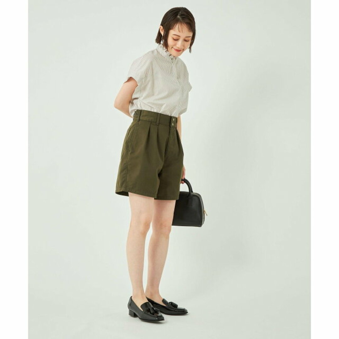 UNITED ARROWS green label relaxing(ユナイテッドアローズグリーンレーベルリラクシング)の【OLIVE】<MFG>ミリタリー バミューダ パンツ レディースのパンツ(その他)の商品写真