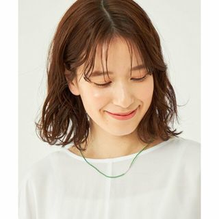 ユナイテッドアローズグリーンレーベルリラクシング(UNITED ARROWS green label relaxing)の【KELLY】ビーズ & バー ショートネックレス(ネックレス)