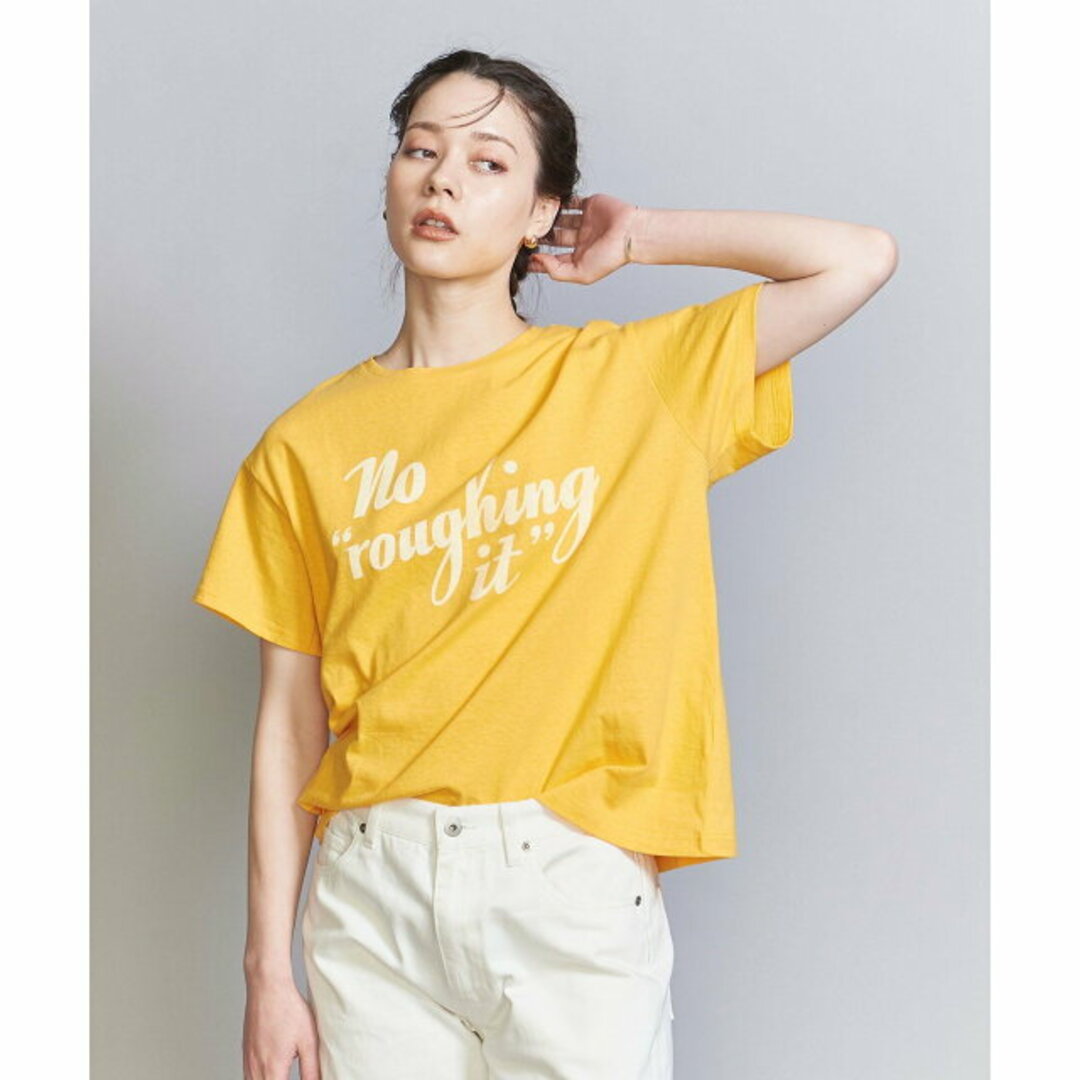 BEAUTY&YOUTH UNITED ARROWS(ビューティアンドユースユナイテッドアローズ)の【YELLOW】【別注】<Riding High>プリントTシャツ レディースのトップス(カットソー(長袖/七分))の商品写真