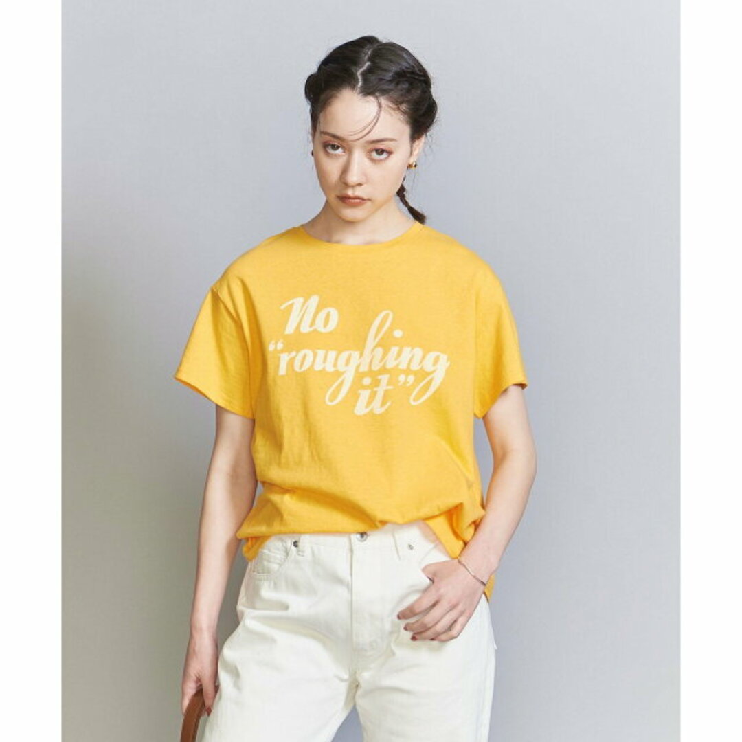 BEAUTY&YOUTH UNITED ARROWS(ビューティアンドユースユナイテッドアローズ)の【YELLOW】【別注】<Riding High>プリントTシャツ レディースのトップス(カットソー(長袖/七分))の商品写真