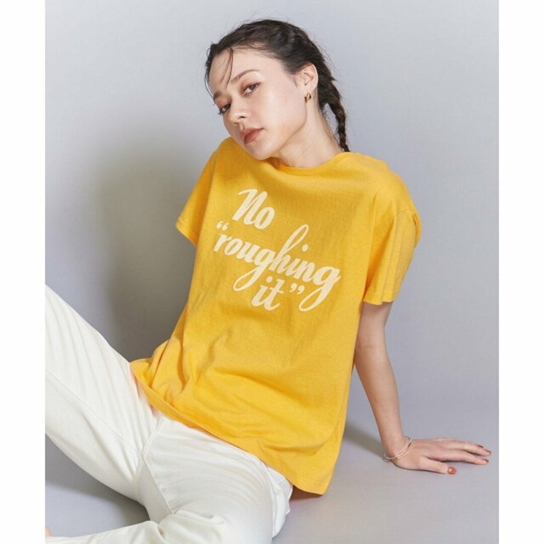 BEAUTY&YOUTH UNITED ARROWS(ビューティアンドユースユナイテッドアローズ)の【YELLOW】【別注】<Riding High>プリントTシャツ レディースのトップス(カットソー(長袖/七分))の商品写真