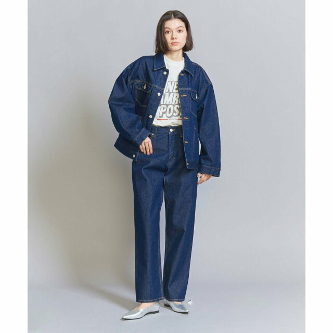 BEAUTY&YOUTH UNITED ARROWS(ビューティアンドユースユナイテッドアローズ)の【NAVY】【S】ヴィンテージライク デニム ジャケット レディースのジャケット/アウター(Gジャン/デニムジャケット)の商品写真