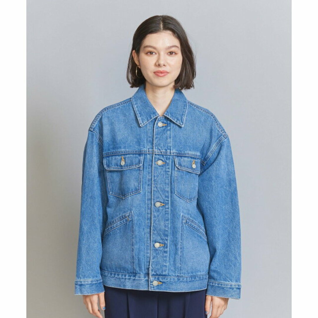 BEAUTY&YOUTH UNITED ARROWS(ビューティアンドユースユナイテッドアローズ)の【COBALT】【M】ヴィンテージライク デニム ジャケット レディースのジャケット/アウター(Gジャン/デニムジャケット)の商品写真