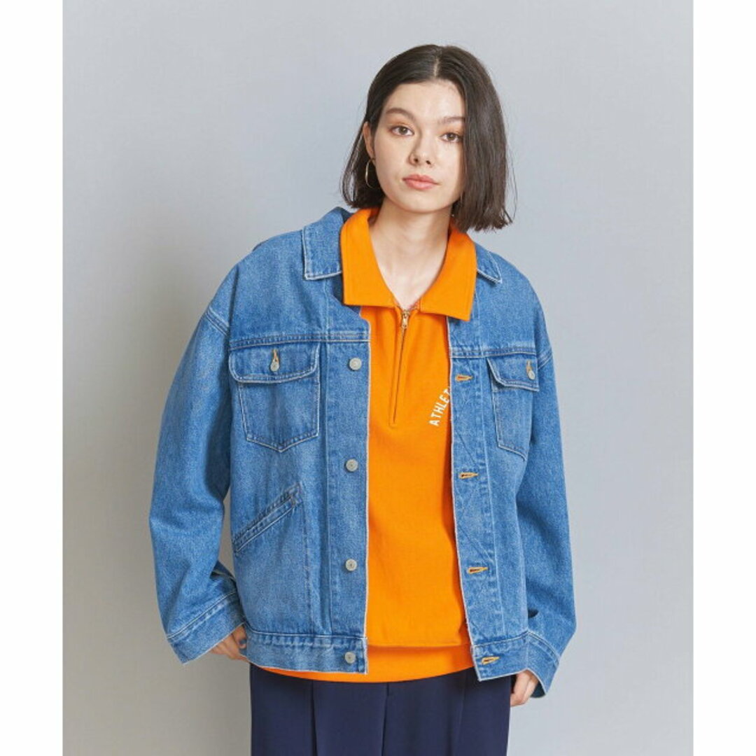 BEAUTY&YOUTH UNITED ARROWS(ビューティアンドユースユナイテッドアローズ)の【COBALT】【S】ヴィンテージライク デニム ジャケット レディースのジャケット/アウター(Gジャン/デニムジャケット)の商品写真