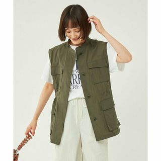 ユナイテッドアローズグリーンレーベルリラクシング(UNITED ARROWS green label relaxing)の【OLIVE】スパンPE ライト サファリ シャツ(シャツ/ブラウス(長袖/七分))