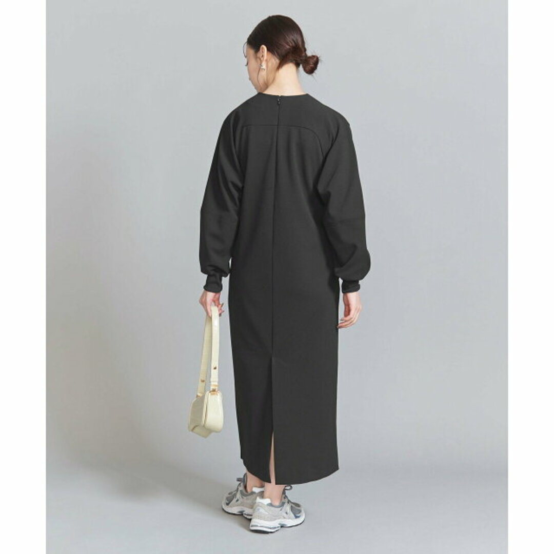 BEAUTY&YOUTH UNITED ARROWS(ビューティアンドユースユナイテッドアローズ)の【BLACK】【FREE】ジョーゼット ドロースト ワンピース -ウォッシャブル- レディースのワンピース(ロングワンピース/マキシワンピース)の商品写真