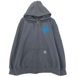 カーハート(carhartt)の古着 カーハート Carhartt ORIGINAL FIT バックプリント スウェットフルジップパーカー メンズXL /eaa413771(スウェット)