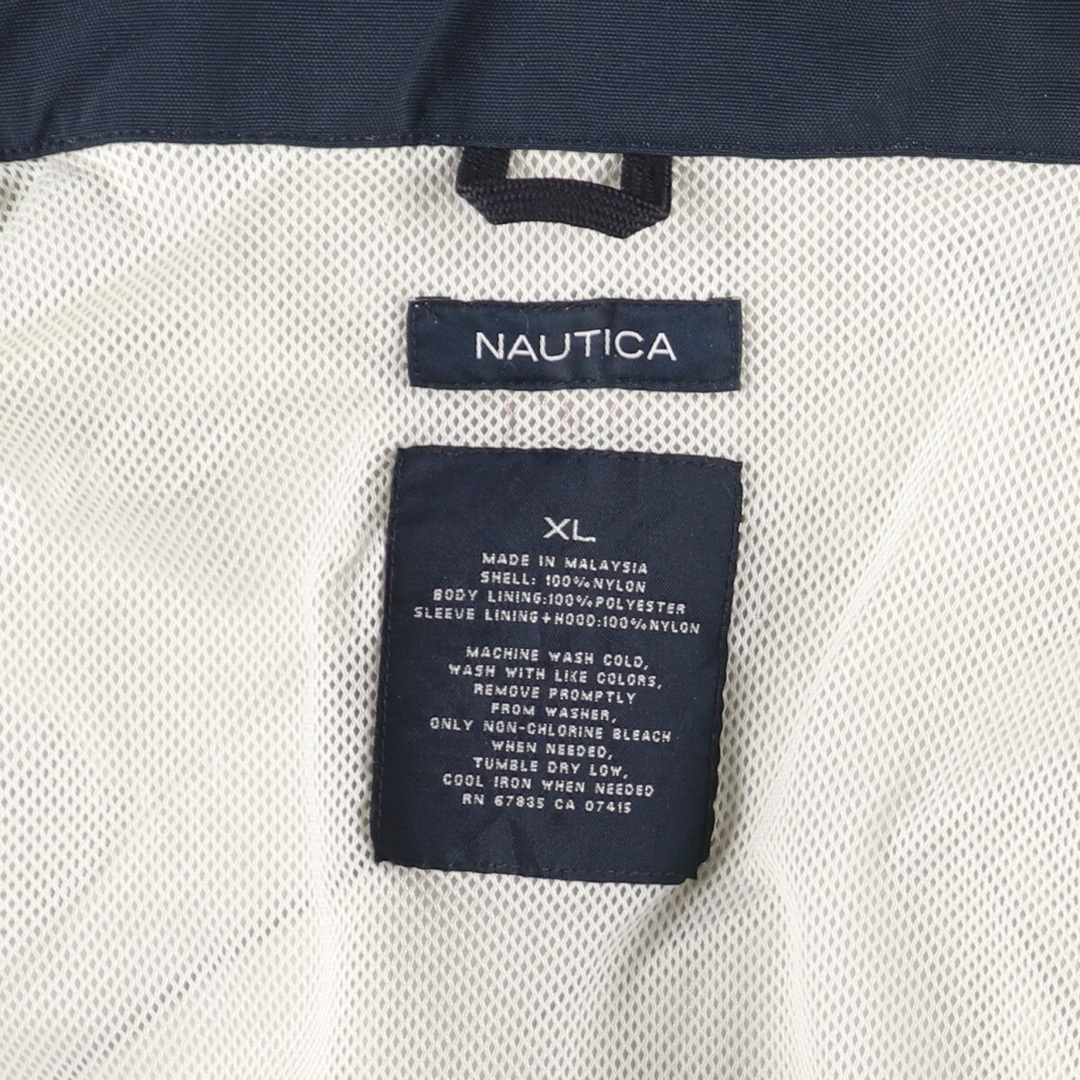 NAUTICA(ノーティカ)の古着 ノーティカ NAUTICA セーリングジャケット メンズXL /eaa423364 メンズのジャケット/アウター(ナイロンジャケット)の商品写真