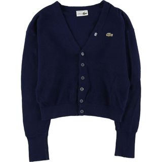 ラコステ(LACOSTE)の古着 80年代 ラコステ LACOSTE CHEMISE フレンチラコステ ウールニットカーディガン フランス製 レディースS ヴィンテージ /eaa424145(カーディガン)