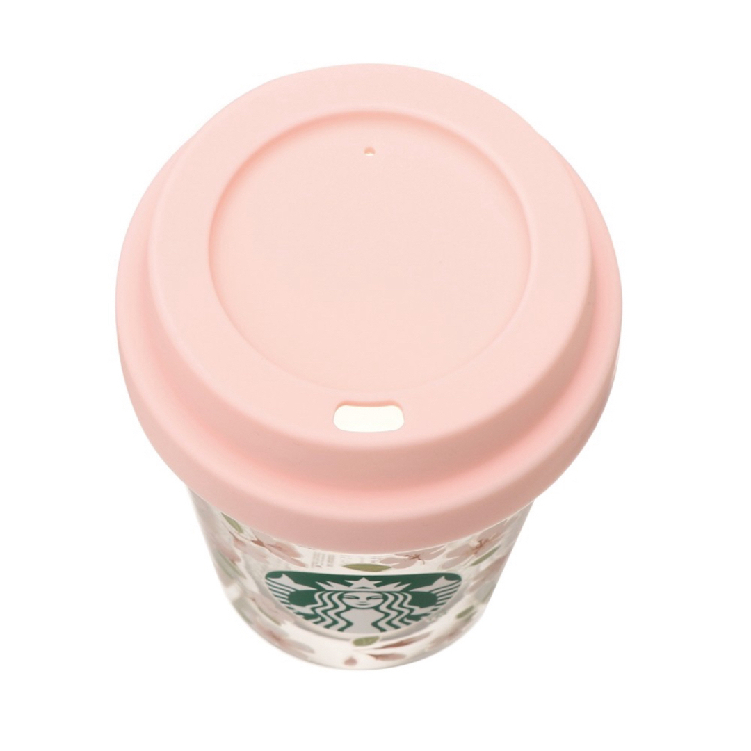 Starbucks Coffee(スターバックスコーヒー)の【新品未使用】SAKURA2024ダブルウォール耐熱グラスカップ296ml 限定 インテリア/住まい/日用品のキッチン/食器(グラス/カップ)の商品写真