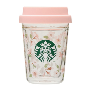スターバックスコーヒー(Starbucks Coffee)の【新品未使用】SAKURA2024ダブルウォール耐熱グラスカップ296ml 限定(グラス/カップ)