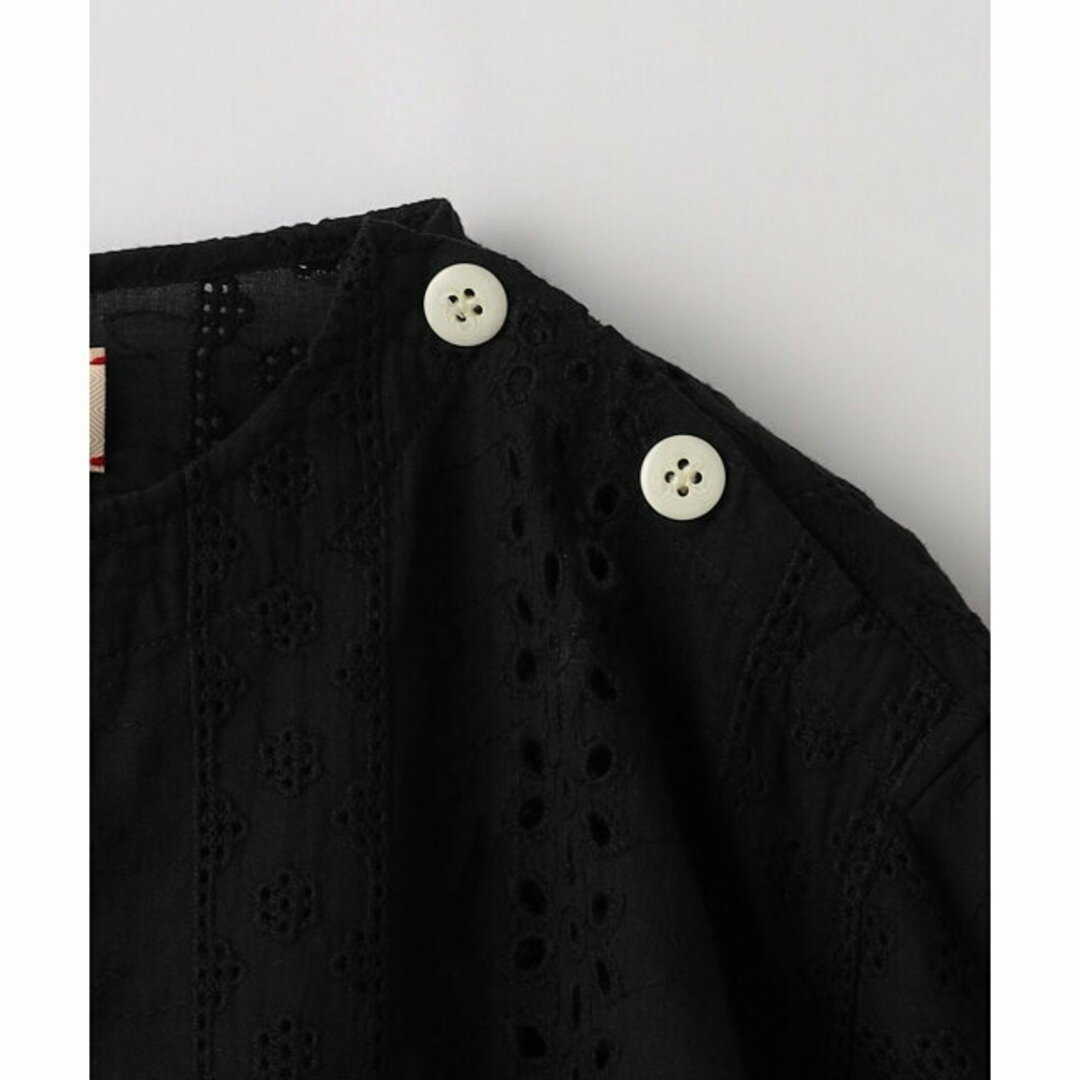 UNITED ARROWS green label relaxing(ユナイテッドアローズグリーンレーベルリラクシング)の【BLACK】【別注】<MEYAME*green label relaxing> レース ブラウス レディースのトップス(シャツ/ブラウス(長袖/七分))の商品写真