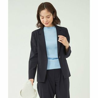 ユナイテッドアローズグリーンレーベルリラクシング(UNITED ARROWS green label relaxing)の【NAVY】ライト カチリラ テーラード ジャケット -ウォッシャブル・ストレッチ・防シワ- ◇No08◇(その他)