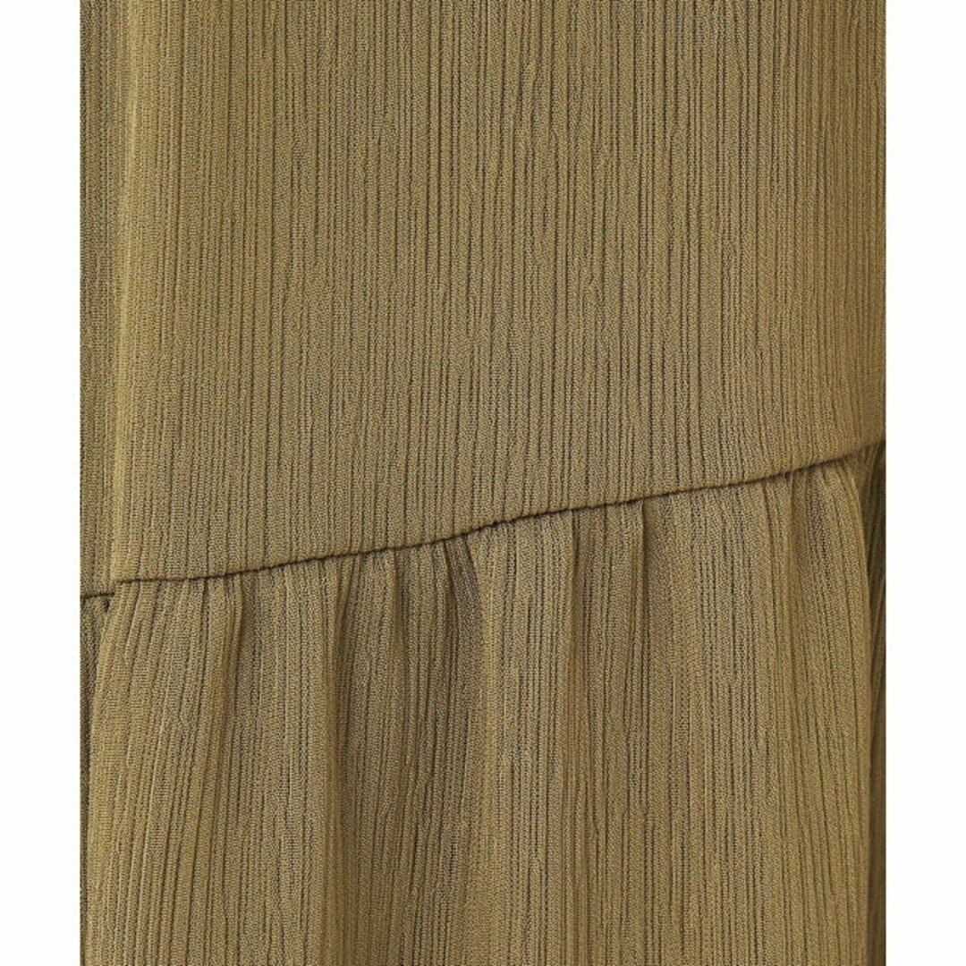 UNITED ARROWS green label relaxing(ユナイテッドアローズグリーンレーベルリラクシング)の【OLIVE】シアー ヨウリュウ ティアード スカート レディースのスカート(ロングスカート)の商品写真