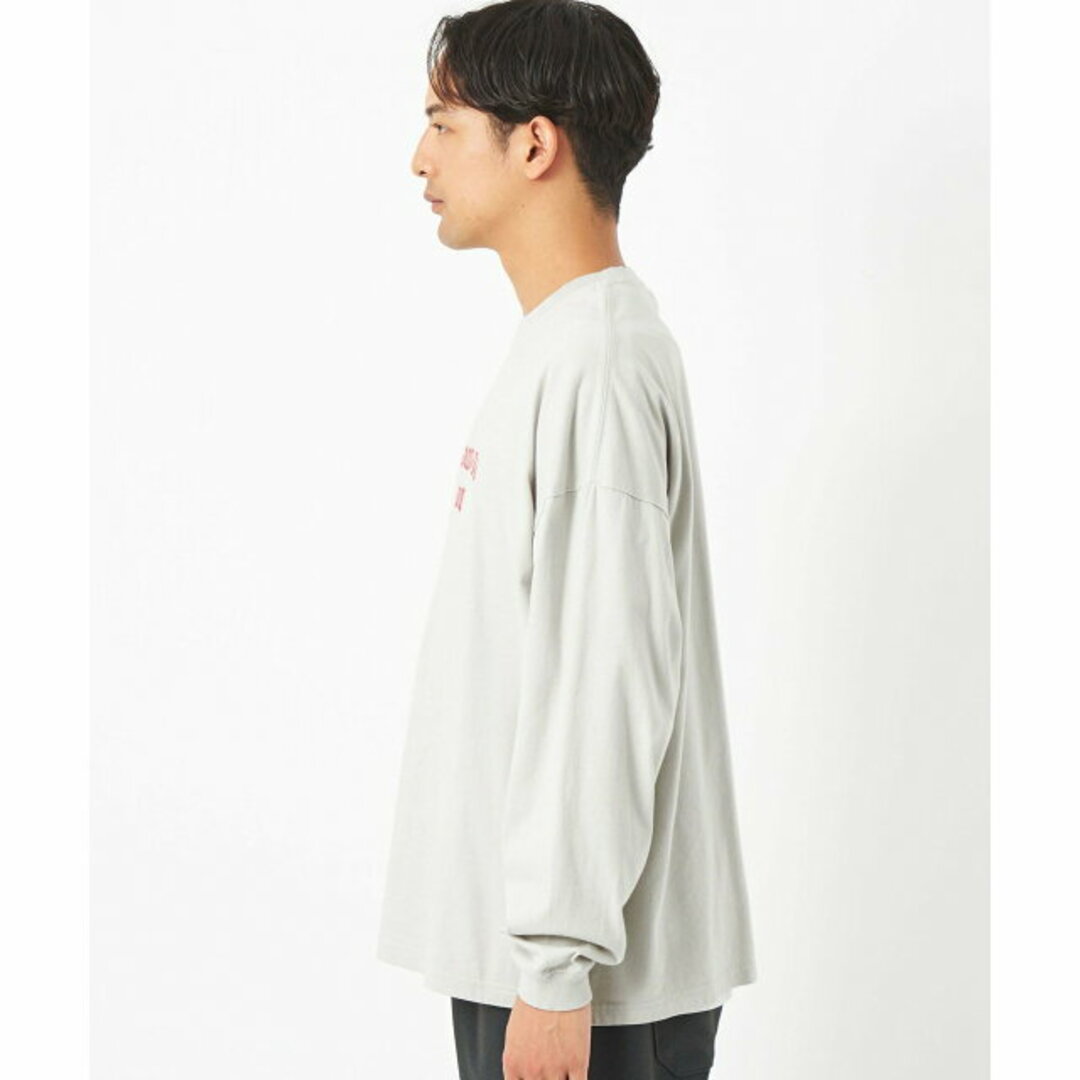 UNITED ARROWS green label relaxing(ユナイテッドアローズグリーンレーベルリラクシング)の【LT.GRAY】<OAFISH>GOOD VIBES ONLY プリント 長袖 Tシャツ メンズのトップス(Tシャツ/カットソー(半袖/袖なし))の商品写真