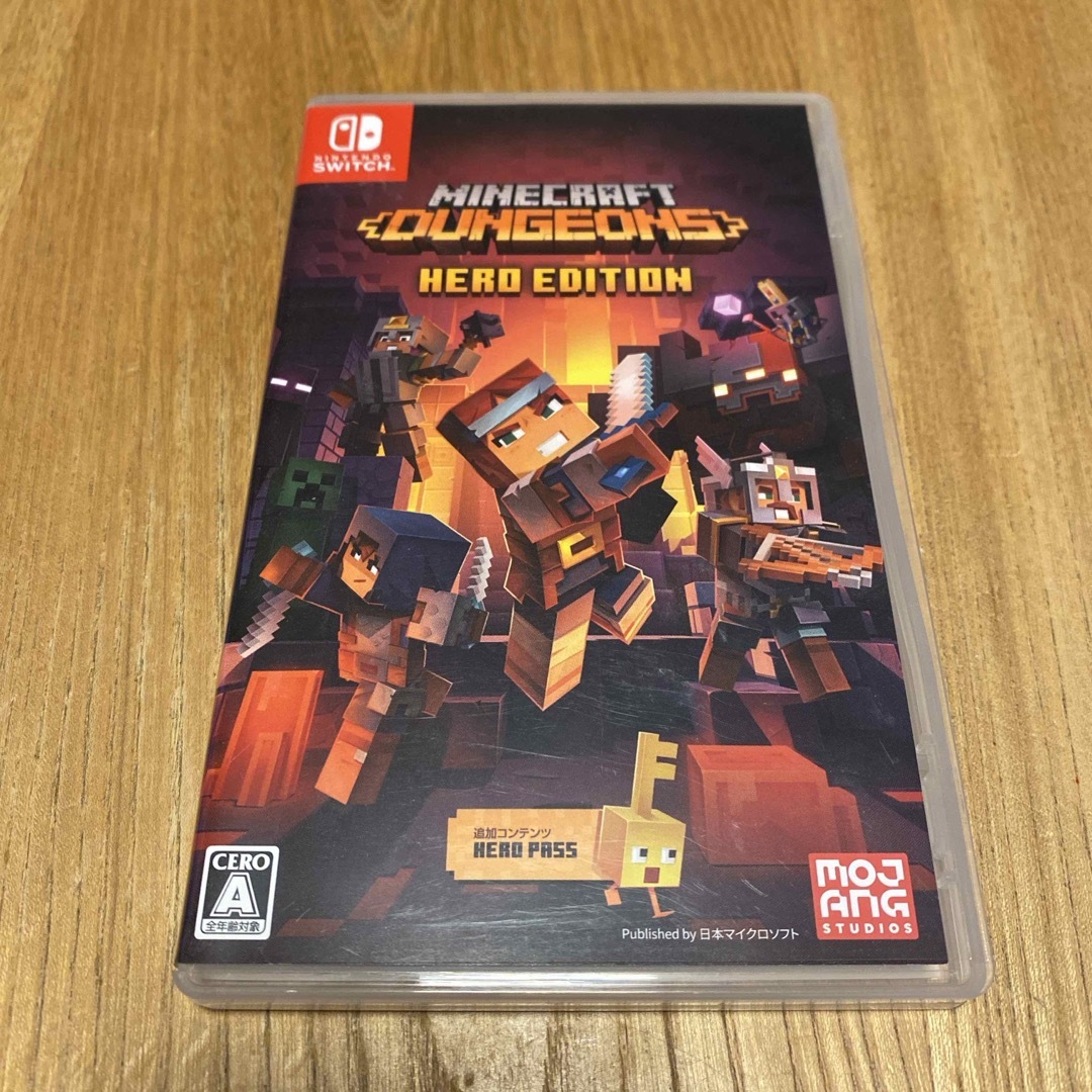 Nintendo Switch(ニンテンドースイッチ)の任天堂スイッチMinecraft Dungeons Hero Edition エンタメ/ホビーのゲームソフト/ゲーム機本体(家庭用ゲームソフト)の商品写真