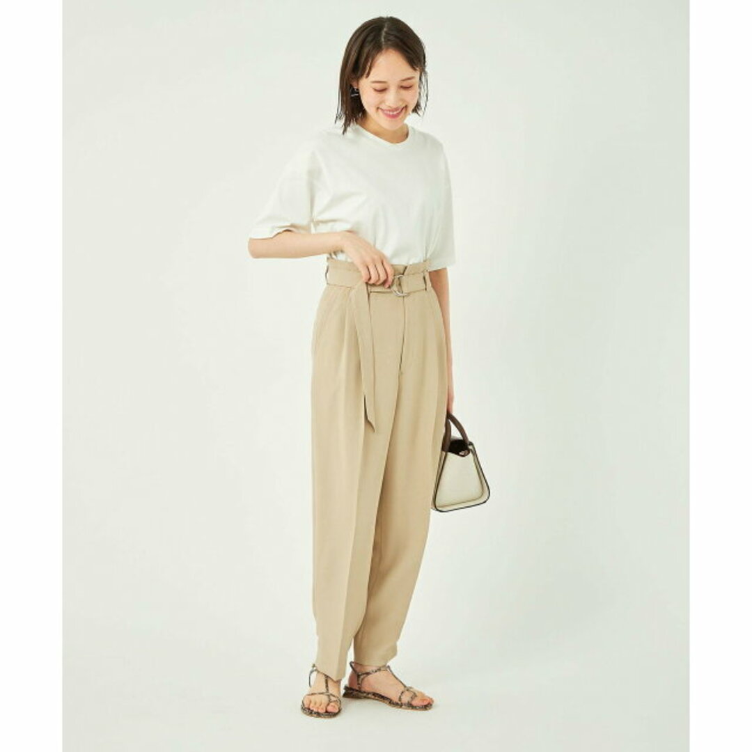 UNITED ARROWS green label relaxing(ユナイテッドアローズグリーンレーベルリラクシング)の【BEIGE】【M(38)】ペグトップ トラウザーズ パンツ レディースのパンツ(その他)の商品写真