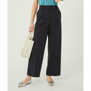 ユナイテッドアローズグリーンレーベルリラクシング(UNITED ARROWS green label relaxing)の【NAVY】ライト カチリラ ワイド パンツ -ウォッシャブル・ストレッチ・防シワ- ◇No08◇(その他)