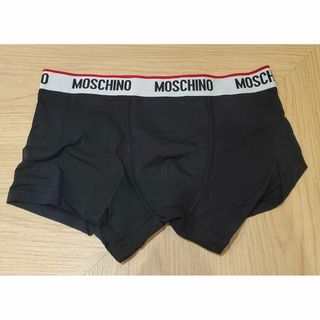 モスキーノ(MOSCHINO)の【2枚】MOSCHINO　ボクサーブリーフ　ブラック　モスキーノ　前とじ(ボクサーパンツ)