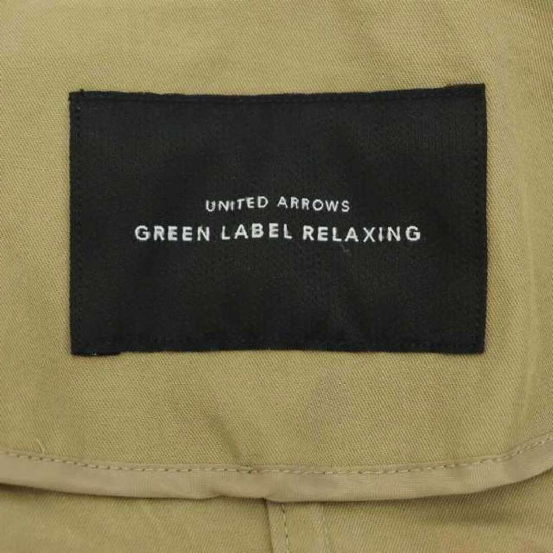 UNITED ARROWS green label relaxing(ユナイテッドアローズグリーンレーベルリラクシング)のgreen label relaxing ウエストギャザーノーカラーコート レディースのジャケット/アウター(スプリングコート)の商品写真