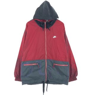 ナイキ(NIKE)の古着 90~00年代 ナイキ NIKE 総柄 バックプリント ナイロンパーカー メンズL /eaa422862(ナイロンジャケット)