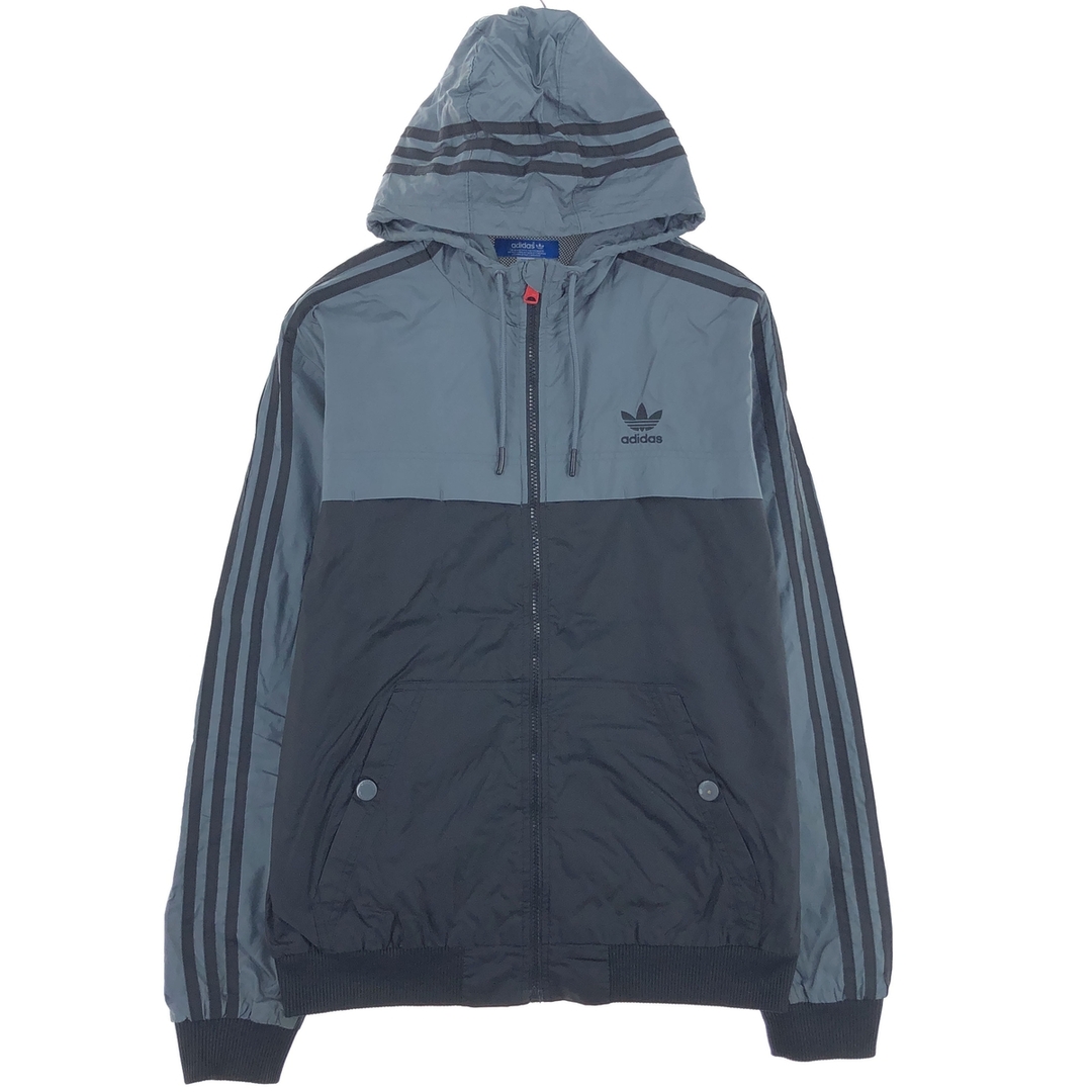 adidas(アディダス)の古着 アディダス adidas ナイロンパーカー メンズM /eaa422863 メンズのジャケット/アウター(ナイロンジャケット)の商品写真