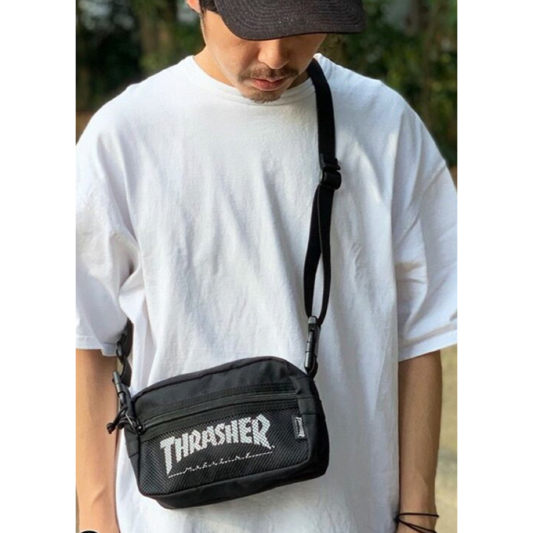 THRASHER(スラッシャー)のthrasher 横型　ショルダーバック メンズのバッグ(ショルダーバッグ)の商品写真