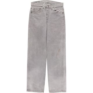 リーバイス(Levi's)の古着 90年代 リーバイス Levi's 501 ブラックデニム ストレートデニムパンツ USA製 レディースL(w29) ヴィンテージ /eaa424130(デニム/ジーンズ)