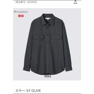 ユニクロ(UNIQLO)のJW ANDERSON ユニクロ チェックシャツ　フランネルシャツ(シャツ)