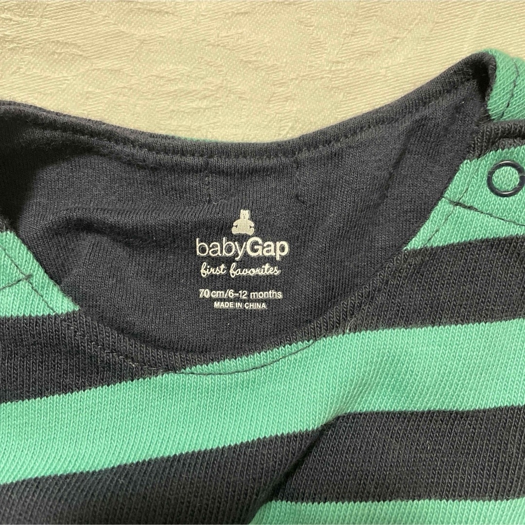 babyGAP(ベビーギャップ)のbabyGap ロンパース　タンクトップ　オーバーオール　70 キッズ/ベビー/マタニティのベビー服(~85cm)(ロンパース)の商品写真