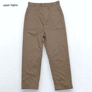 アッパーハイツ(upper hights)の美品＊アッパーハイツ ベイカーパンツ クロップド army 23(チノパン)