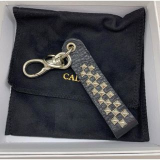 CALEE - 激レア　STUDS & EMBOSSING LEATHER KEYRING