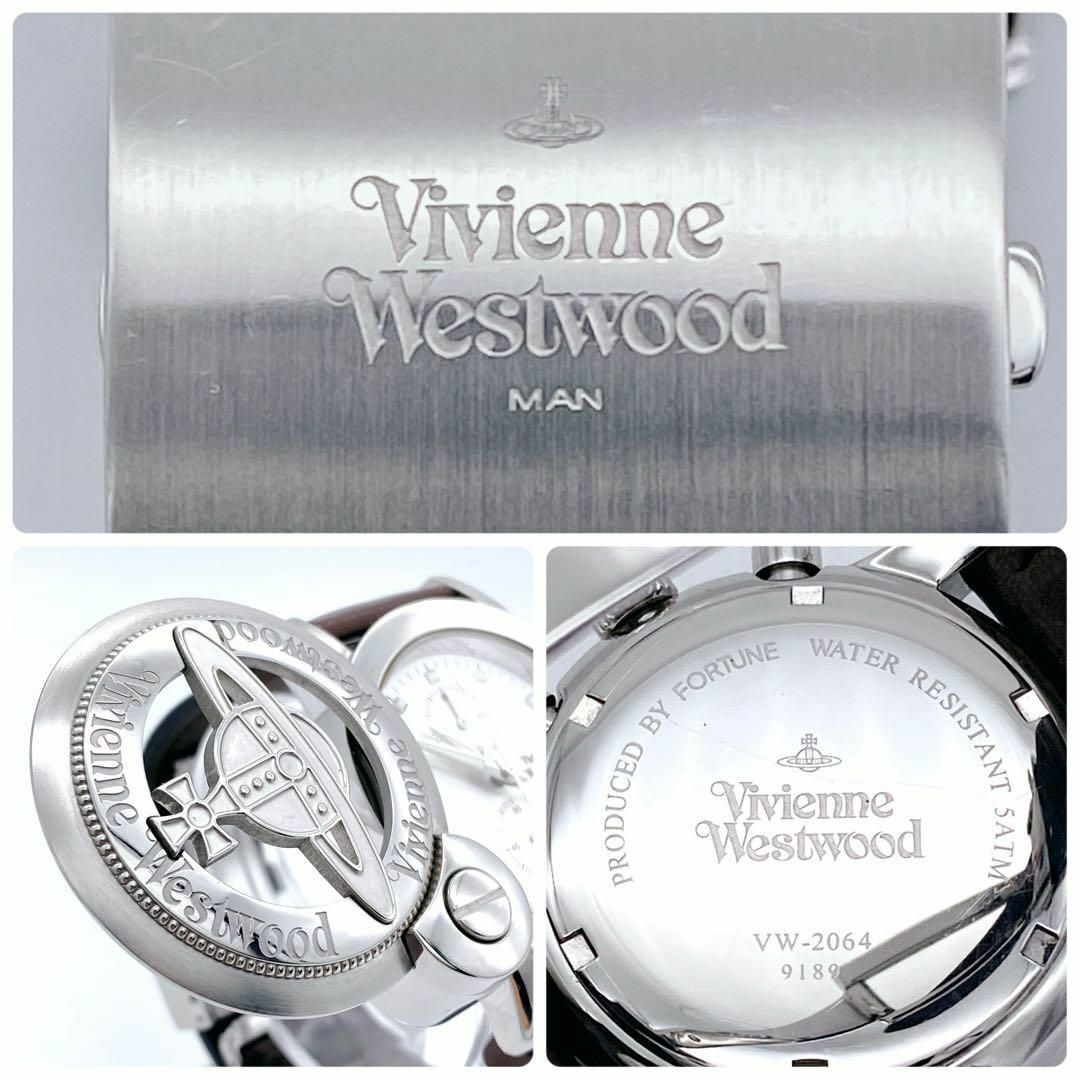 Vivienne Westwood(ヴィヴィアンウエストウッド)の美品✨廃盤 Vivienne Westwood CAGE スライド クロノグラフ メンズの時計(腕時計(アナログ))の商品写真