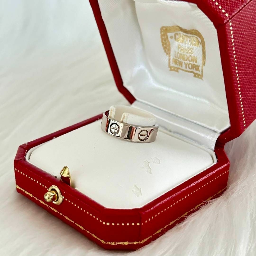 Cartier(カルティエ)のCARTIER ラブリング #53 約12号 K18  WG ホワイトゴールド レディースのアクセサリー(リング(指輪))の商品写真