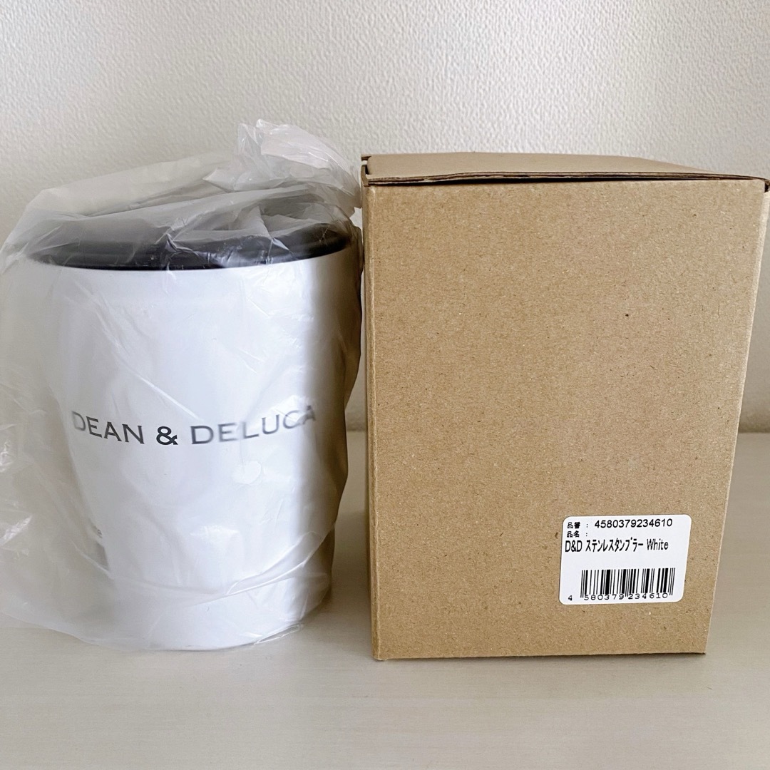 DEAN & DELUCA(ディーンアンドデルーカ)のDEAN & DELUCA ステンレス タンブラー ホワイト 新品 インテリア/住まい/日用品のキッチン/食器(タンブラー)の商品写真