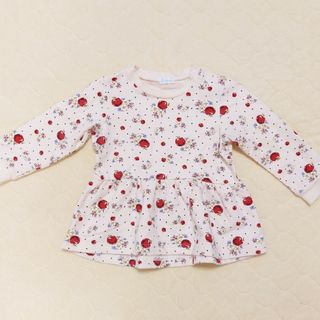 コンビミニ(Combi mini)のコンビミニ りんご柄トップス(Tシャツ/カットソー)