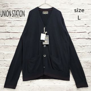 UNION STATION - 【未使用品タグ付き】UNION STATION カーディガン カシミヤ混