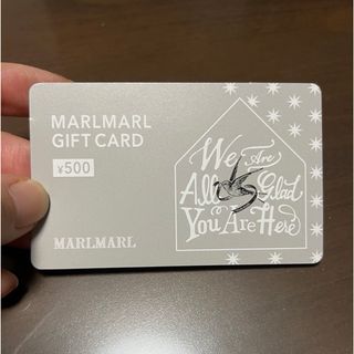 マールマール(MARLMARL)のMARLMARL ギフトカード500円(ショッピング)