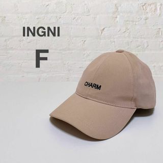 INGNI - INGNI イング　フェイクスエード　キャップ　くすみピンク　ワンポイント　帽子