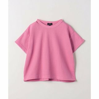 ユナイテッドアローズグリーンレーベルリラクシング(UNITED ARROWS green label relaxing)の【PINK】TJ ドライワッフル Tシャツ 100cm-130cm(Tシャツ/カットソー)