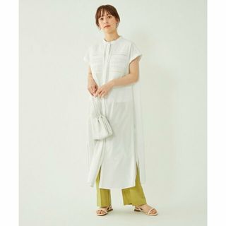 ユナイテッドアローズグリーンレーベルリラクシング(UNITED ARROWS green label relaxing)の【WHITE】[size SHORT/TALLあり]INDIA ピンタック ワンピース(その他)