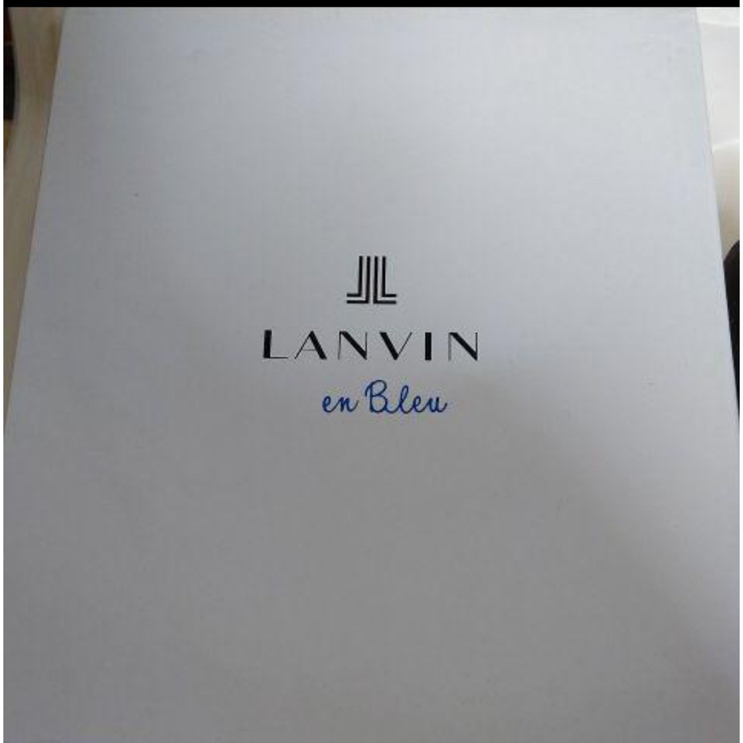 LANVIN en Bleu(ランバンオンブルー)のLANVIN en Bleu 編み上げショートブーツ 黒サイズ 24cm レディースの靴/シューズ(ブーツ)の商品写真