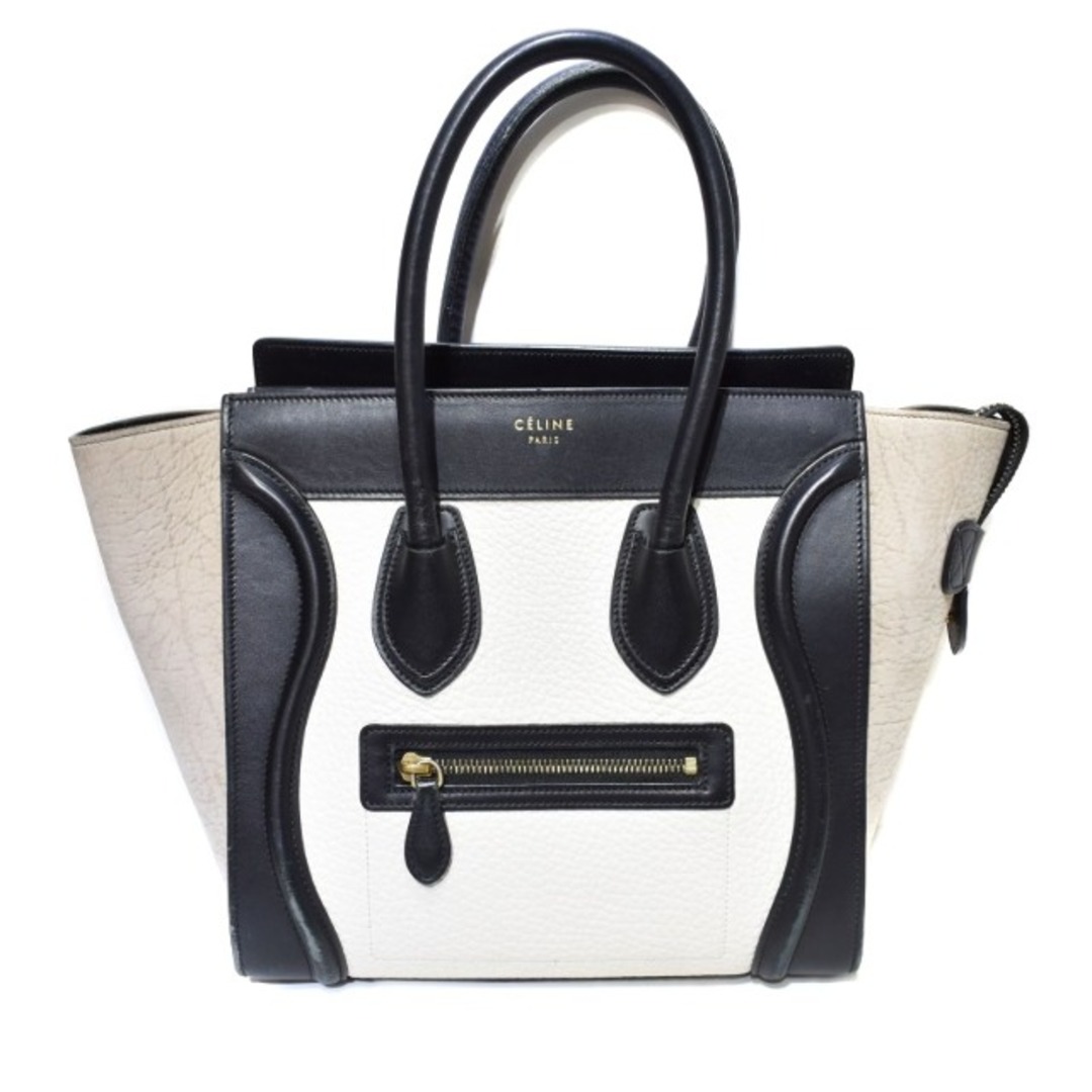 celine(セリーヌ)のセリーヌ CELINE ラゲージ マイクロショッパー トートバッグ バイカラー レディースのバッグ(トートバッグ)の商品写真